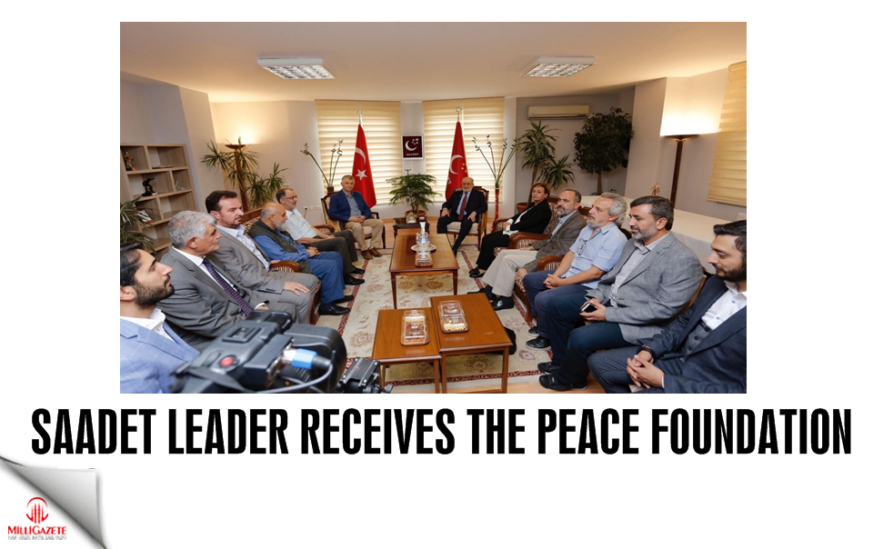 Karamollaoğlu receives the Peace Foundation