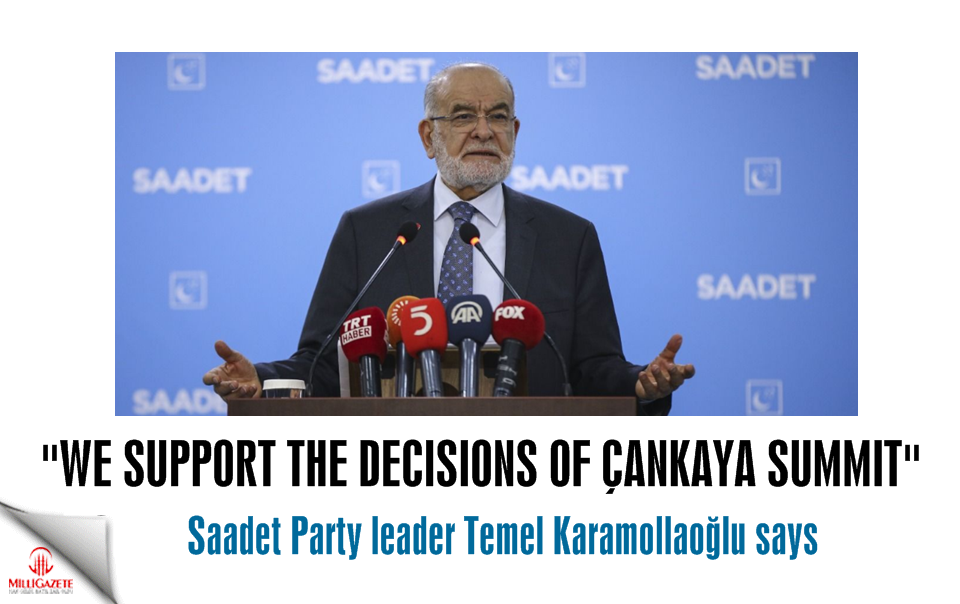 Karamollaoğlu: We support the decisions of Çankaya Summit