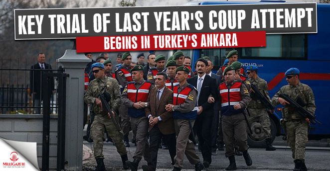 Key trial of last year’s coup attempt begins in Ankara