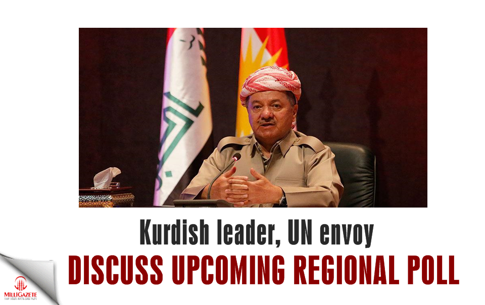 Kurdish leader, UN envoy discuss upcoming regional poll