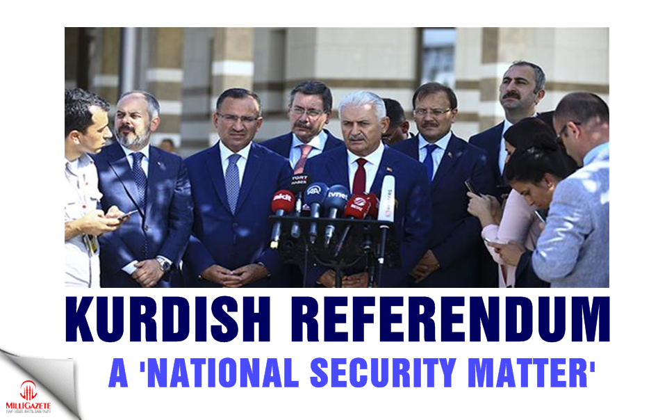 Kurdish referendum a 'national security matter' says PM