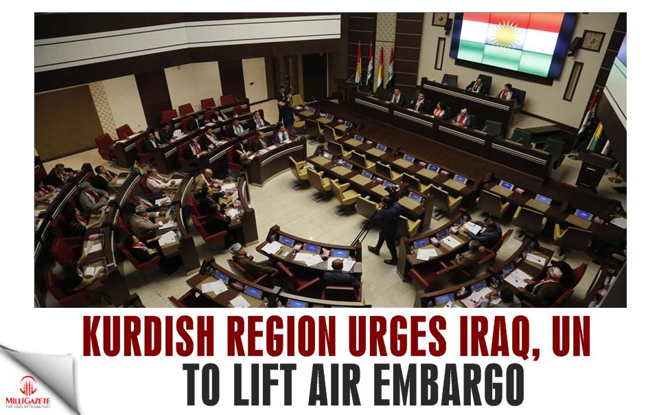 Kurdish region urges Iraq, UN to lift air embargo