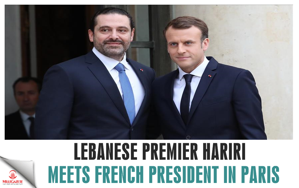 Lebanese Premier Hariri meets French president in Paris