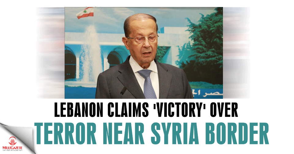 Lebanon claims 'victory' over terror near Syria border
