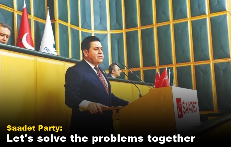 Let's solve the problems together: Saadet Party