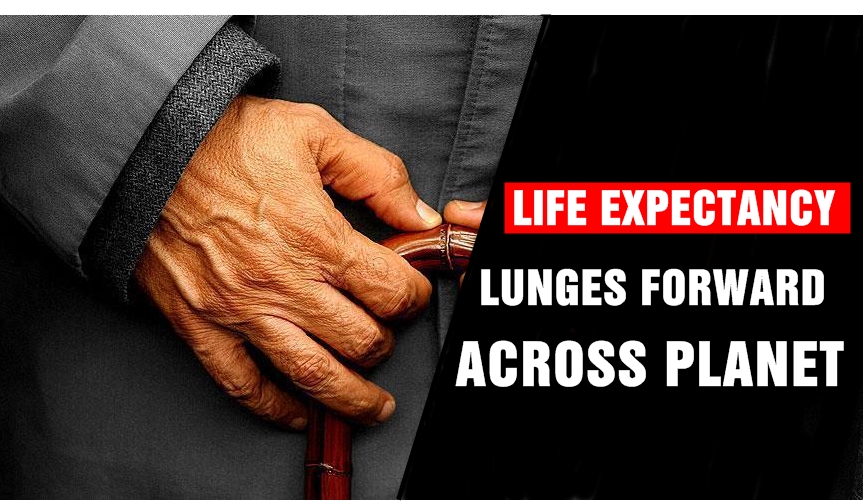 Life expectancy lunges forward across planet