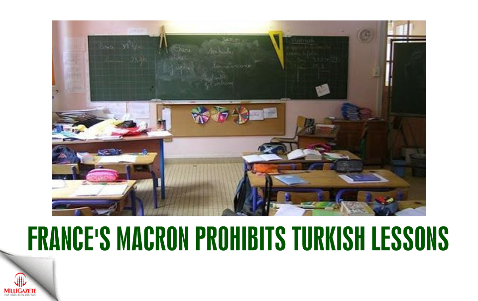 Macron prohibits Turkish lessons