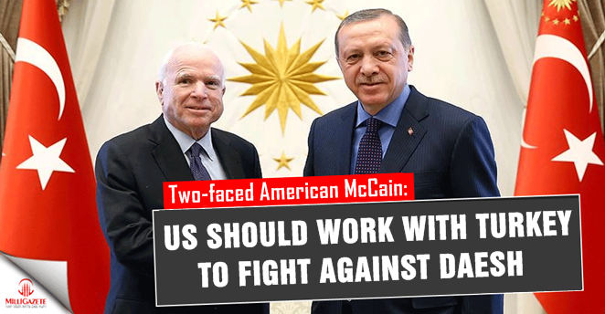 McCain: US should work with Turkey to fight against Daesh