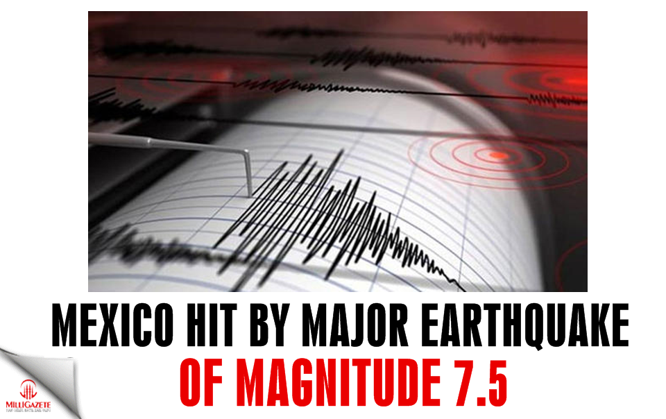 Mexico hit by major earthquake of magnitude 7.5