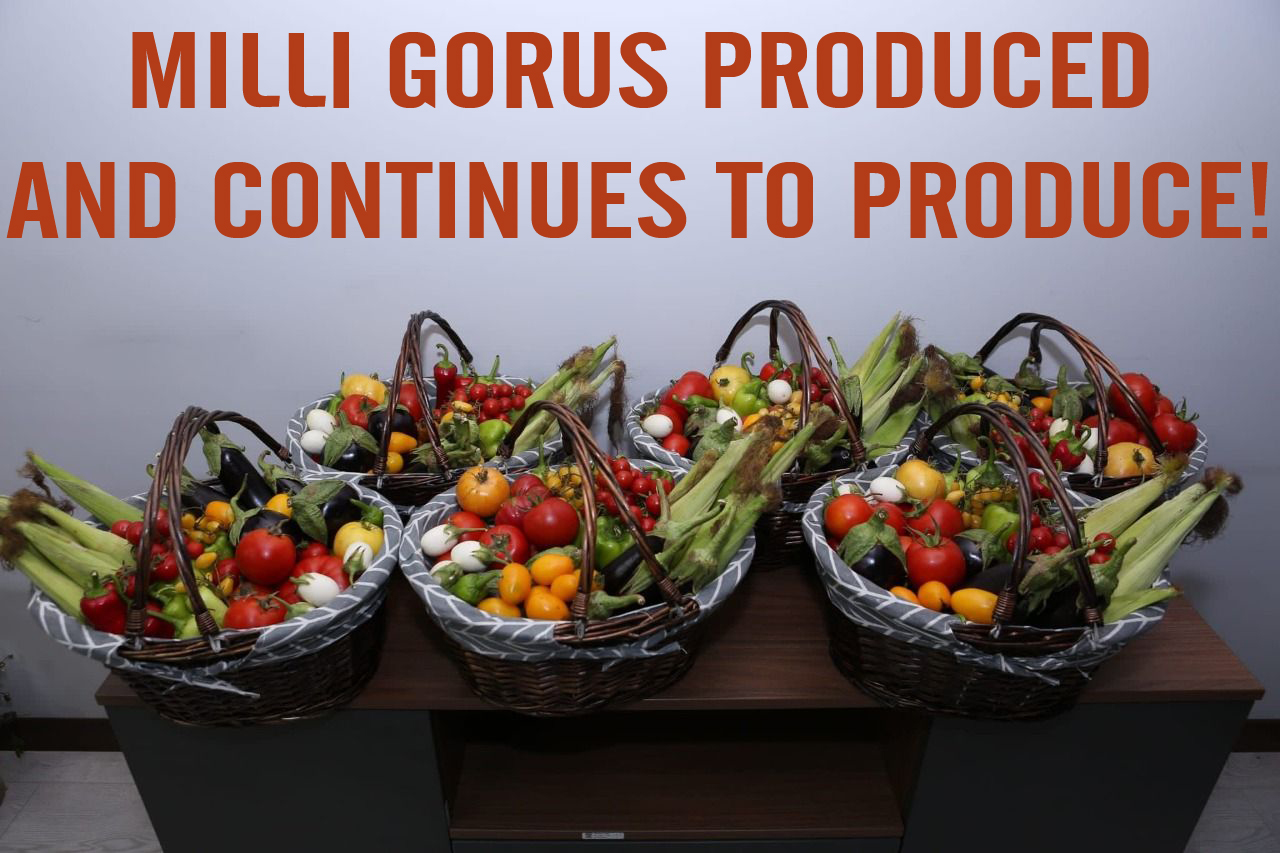 Milli Gorus is not talking but producing! Milli Gorus produced and continues to produce!