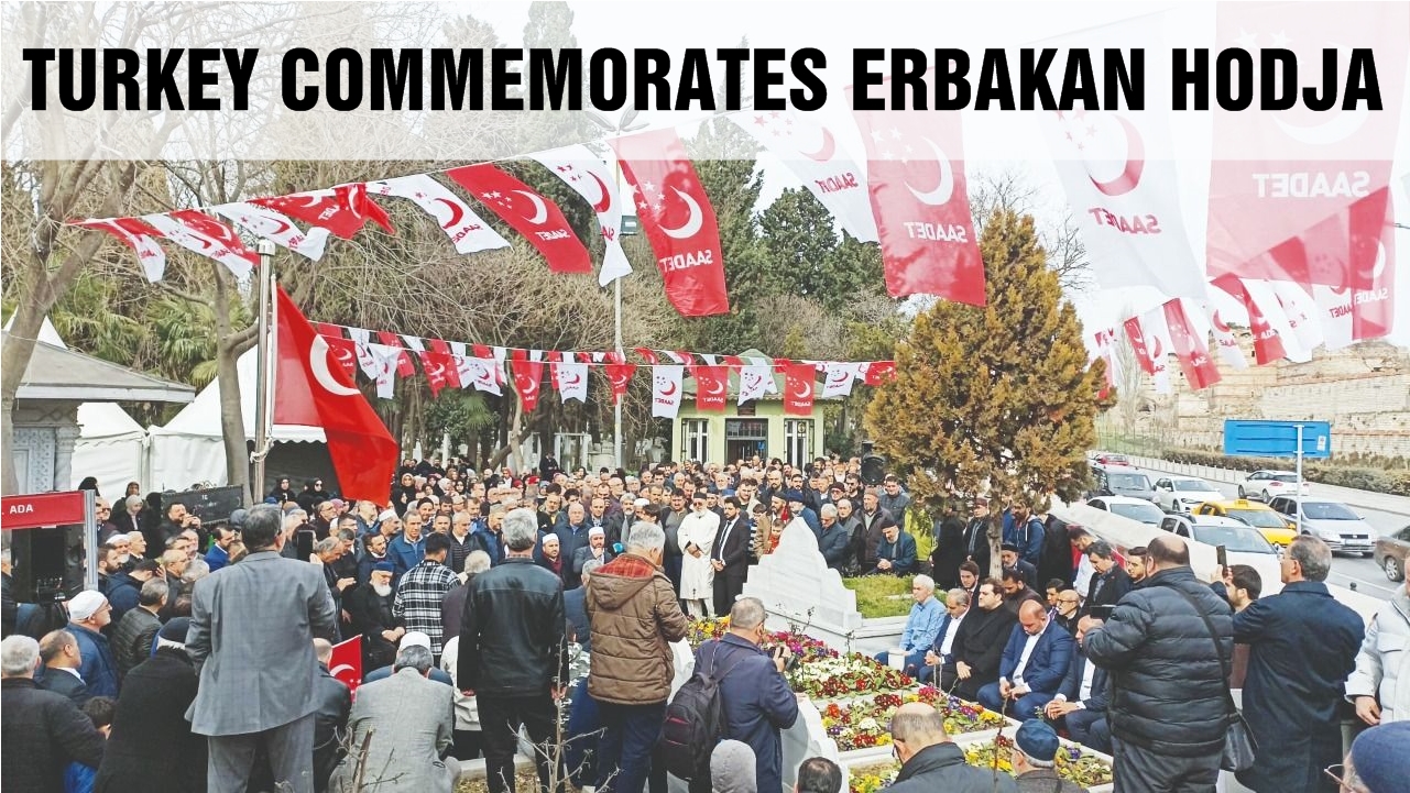 Milli Görüş Movement commemorates Erbakan Hodja at his grave