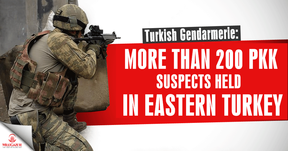 More than 200 PKK suspects held in eastern Turkey