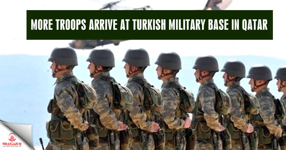 More troops arrive at Turkish military base in Qatar
