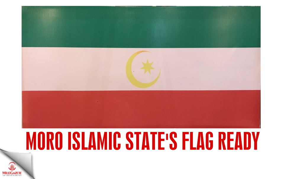 Moro Islamic State's flag ready
