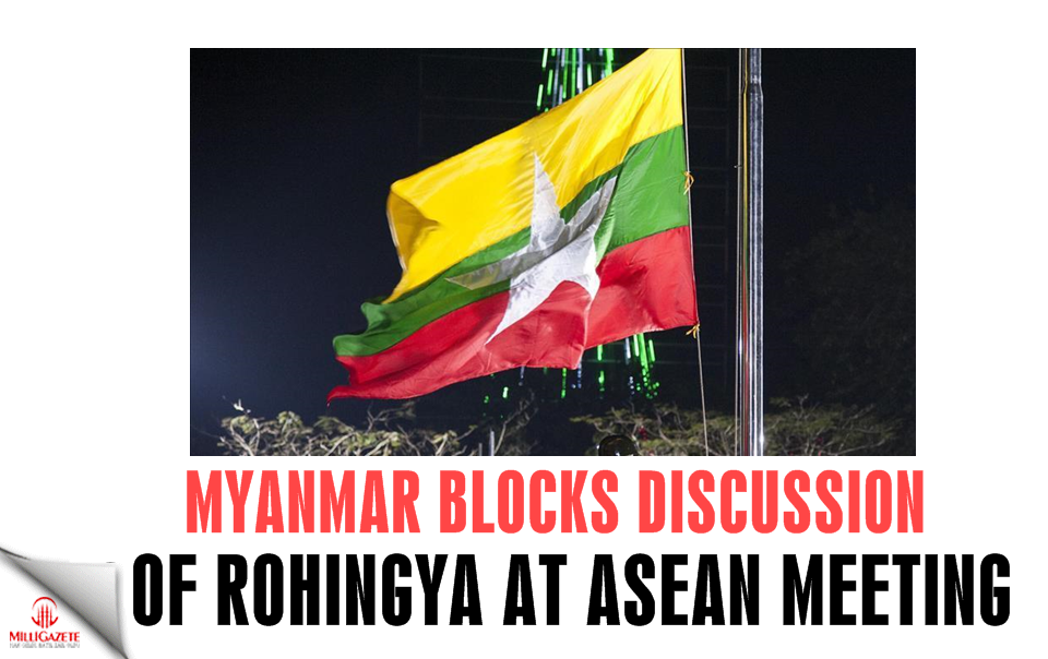 Myanmar blocks discussion of Rohingya at ASEAN meeting