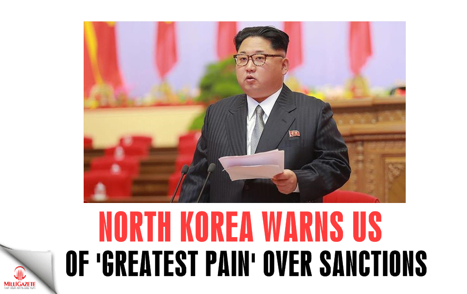 N. Korea warns U.S. of 'greatest pain' over sanctions