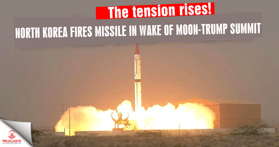 N.Korea fires missile in wake of Moon-Trump summit