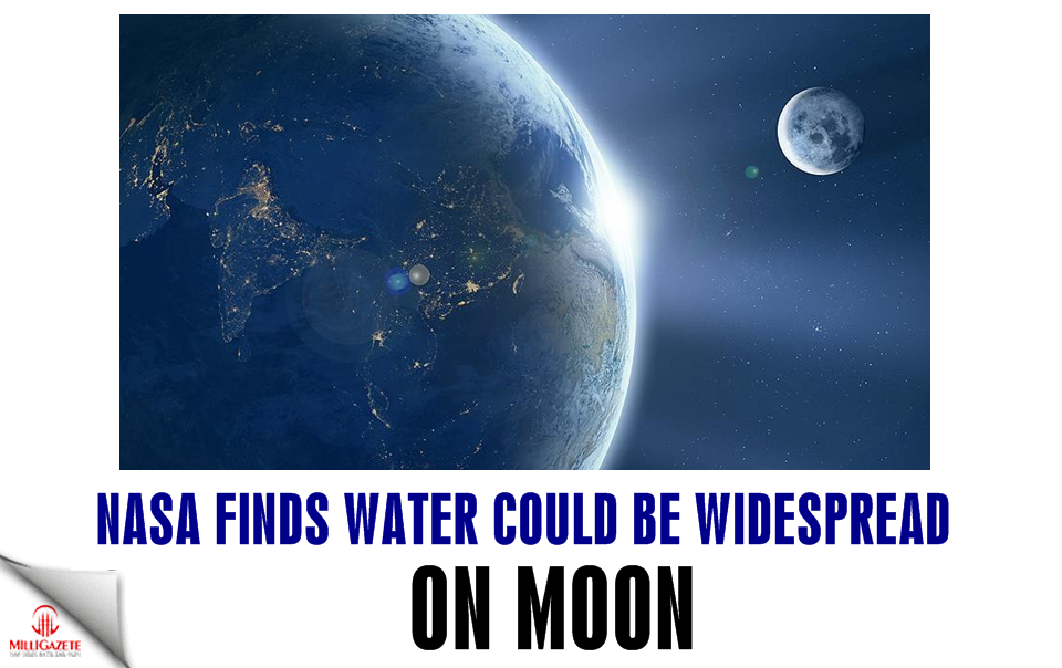 NASA finds water could be widespread on moon