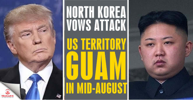 North Korea vows attack against US territory Guam in mid-August