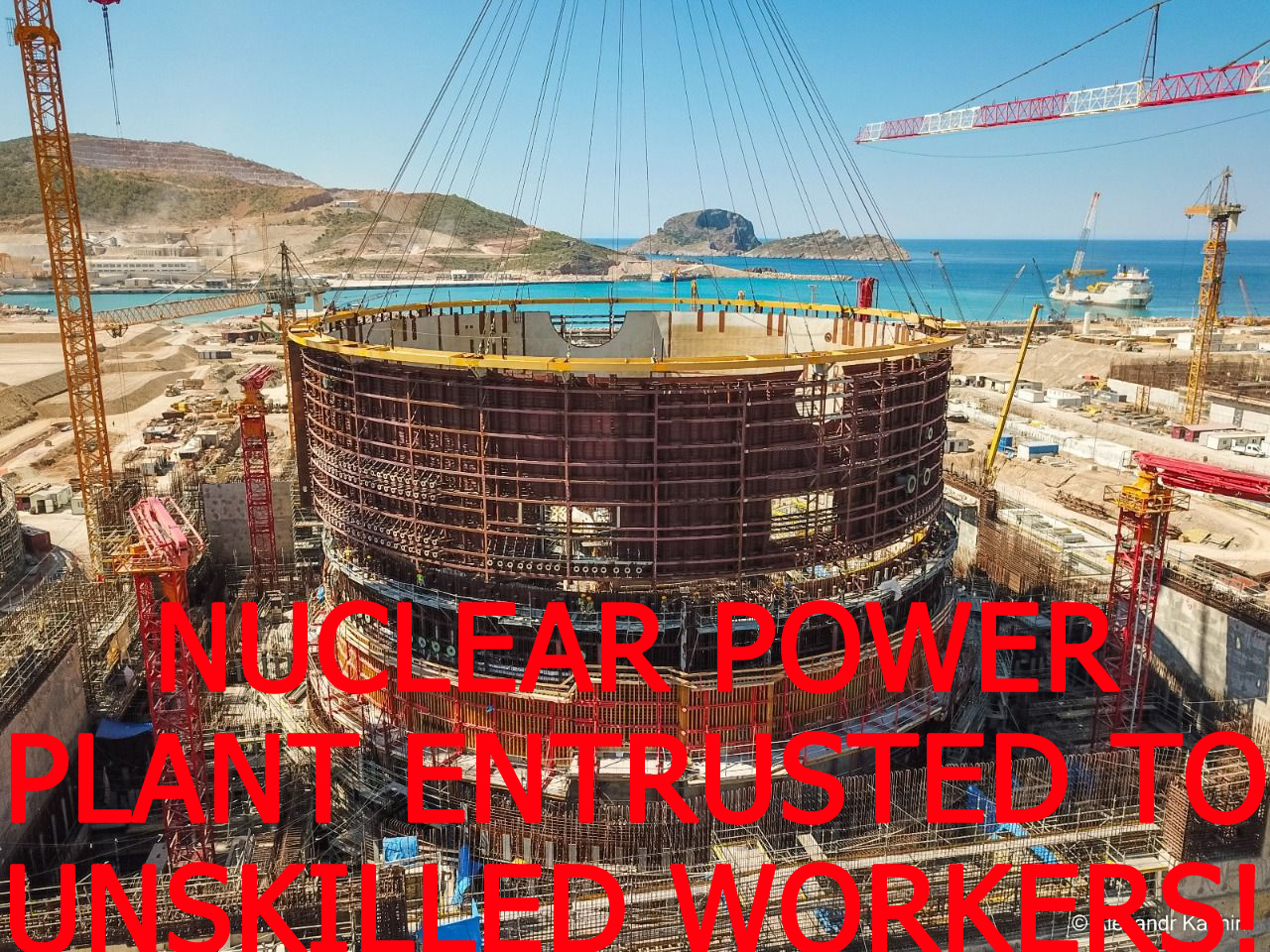 Nuclear power plant entrusted to unskilled worker!