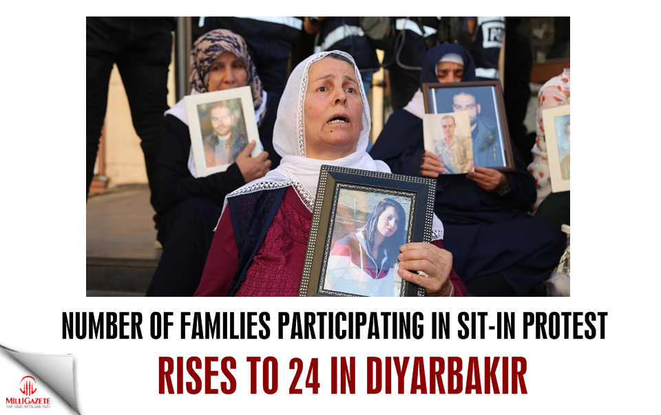 Number of families participating in sit-in protest rises to 24 in Diyarbakir