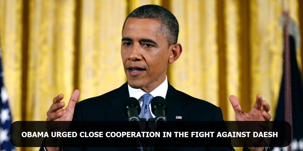 Obama urged close cooperation in the fight against IS