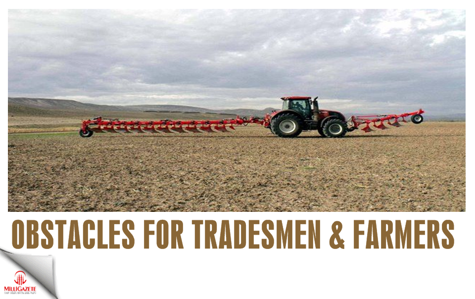 Obstacles for tradesmen and farmers