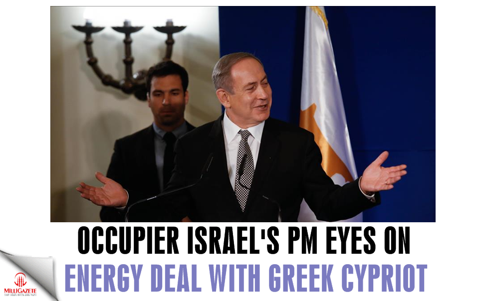 Occupier Israel's PM eyes on energy deal with Greek Cypriot