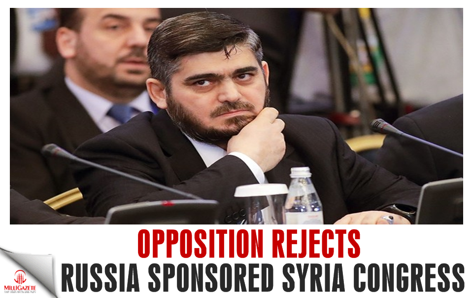 Opposition rejects Russia sponsored Syria congress
