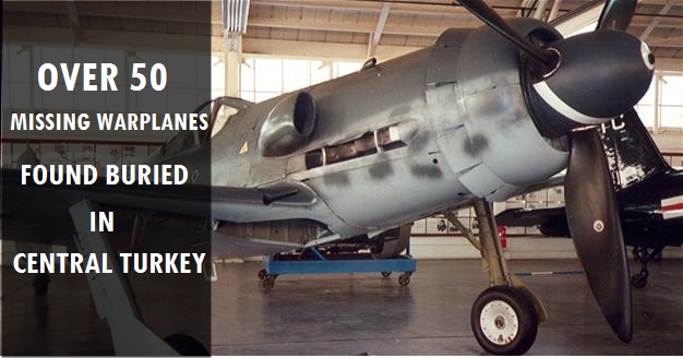 Over 50 missing warplanes found buried in central Turkey