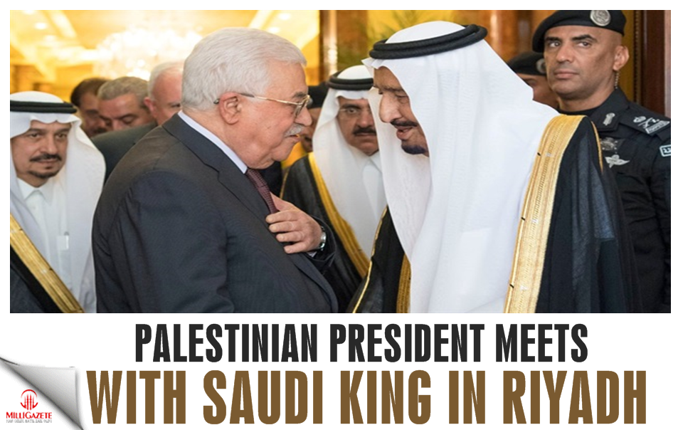 Palestinian president meets with Saudi king in Riyadh