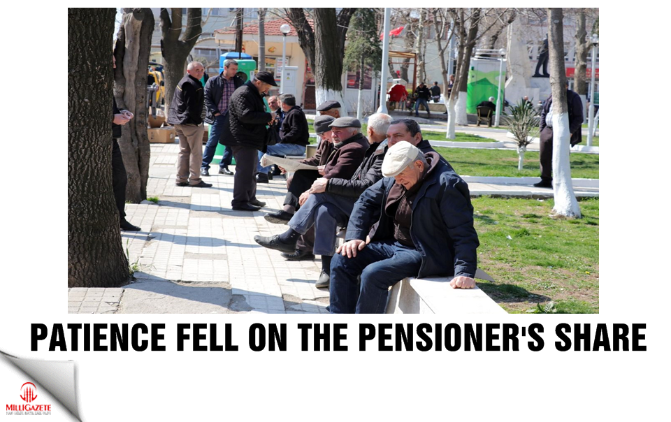 Patience fell on the pensioner's share