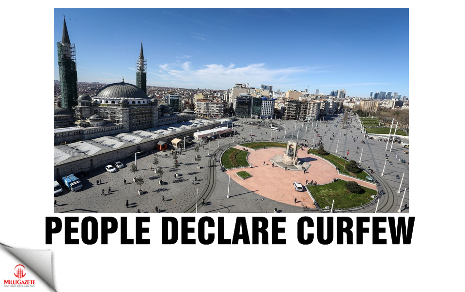 People declared curfew