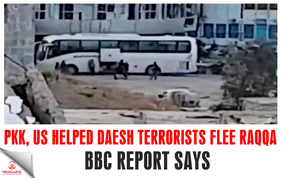 PKK, US helped Daesh terrorists flee Raqqa: BBC report
