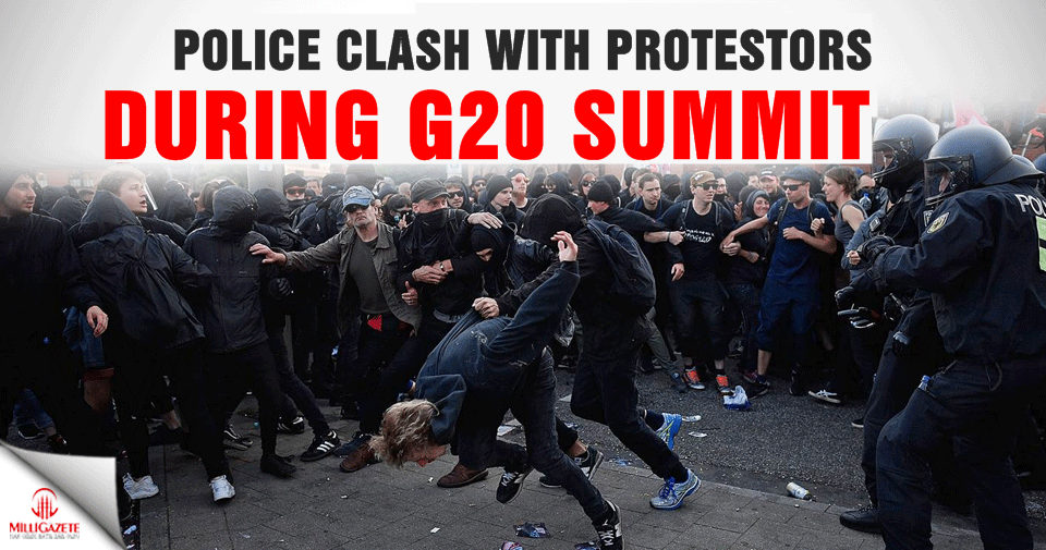 Police clash with protestors during G20 summit
