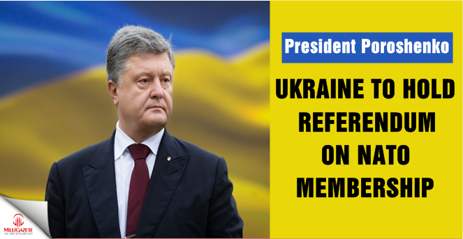 President Poroshenko: Ukraine to hold referendum on NATO membership