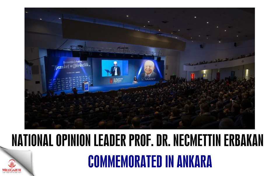 Prof. Dr. Necmettin Erbakan commemorated in Ankara
