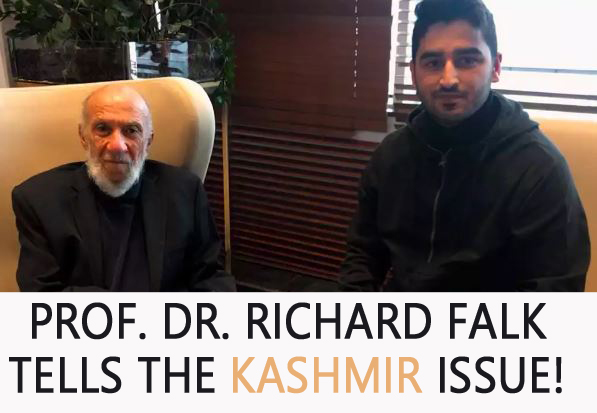 Prof. Dr. Richard Falk tells the Kashmir issue to our newspaper