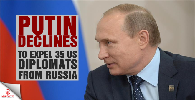 Putin declines to expel 35 US diplomats from Russia