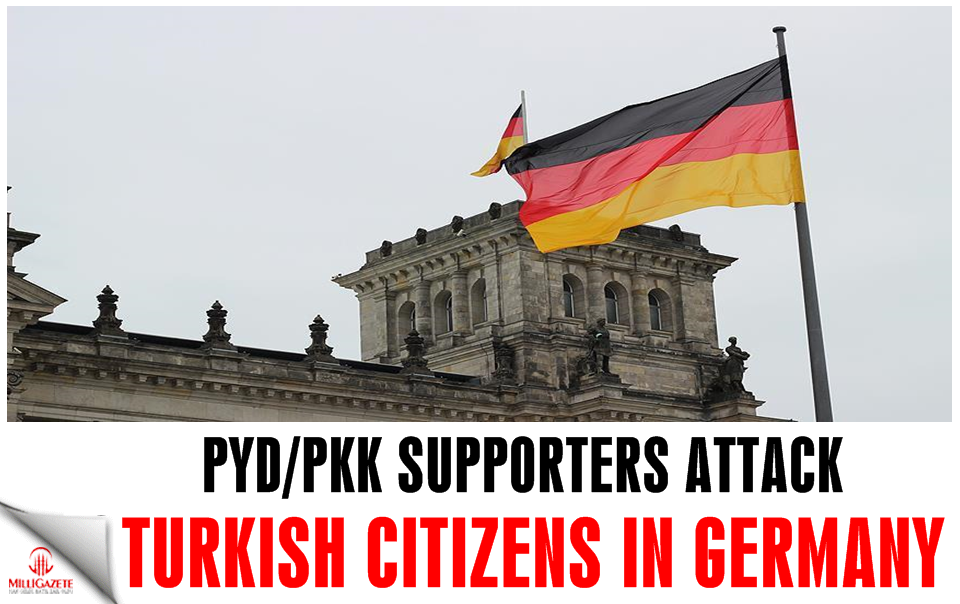 PYD/PKK supporters attack Turkish citizens in Germany
