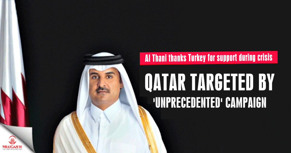 Qatar targeted by 'unprecedented' campaign: Emir
