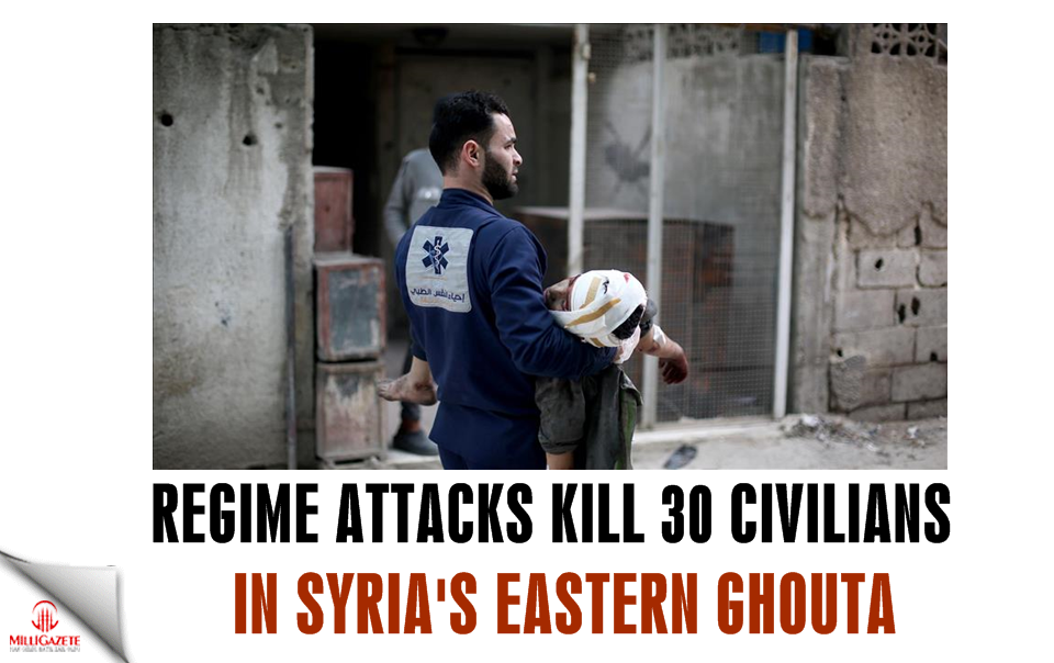 Regime attacks kill 30 civilians in Syria's E. Ghouta