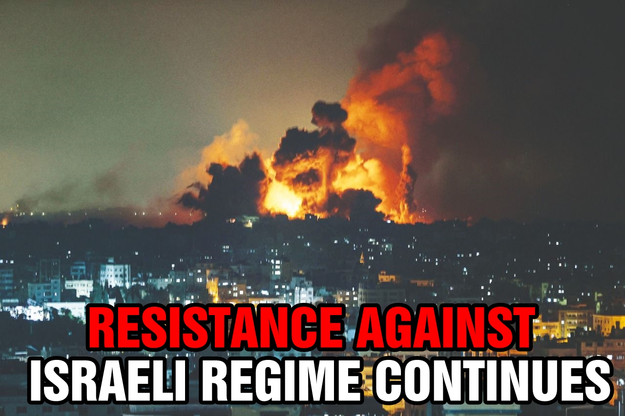 Resistance operation against occupying Israel continues