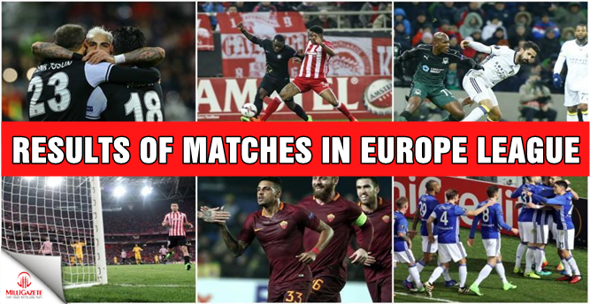 Results of matches in Europe League