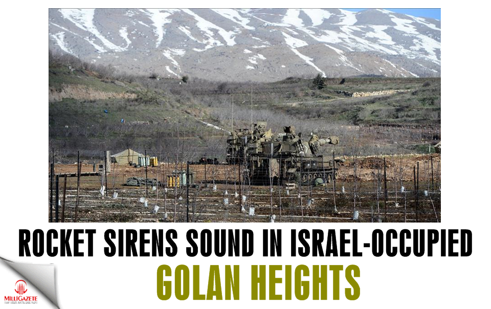 Rocket sirens sound in Israel-occupied Golan Heights