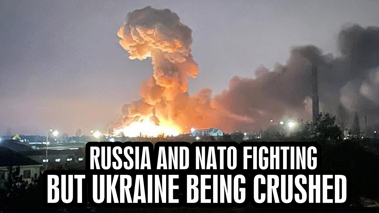 Russia and NATO fighting, Ukraine being crushed