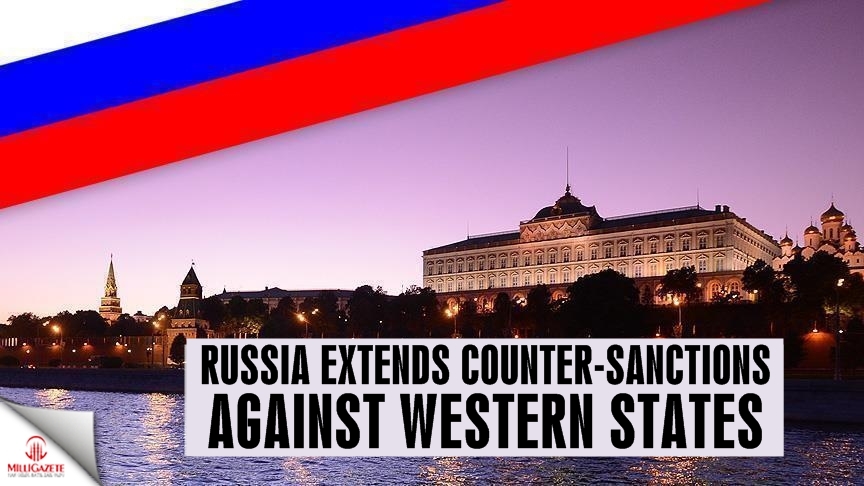 Russia extends counter-sanctions against Western states