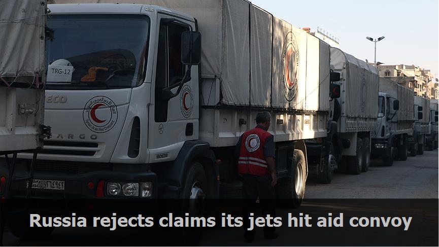 Russia rejects claims its warplanes hit aid convoy