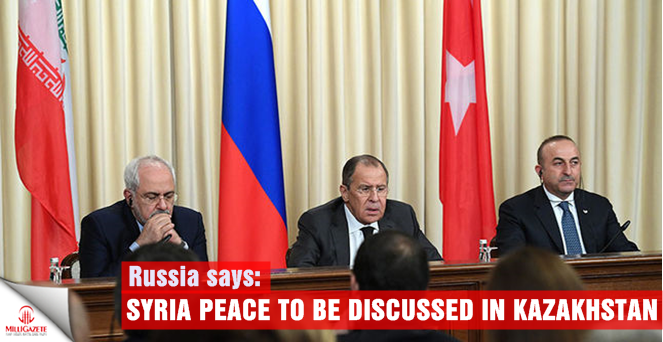 Russia says: Syria peace to be discussed in Kazakhstan