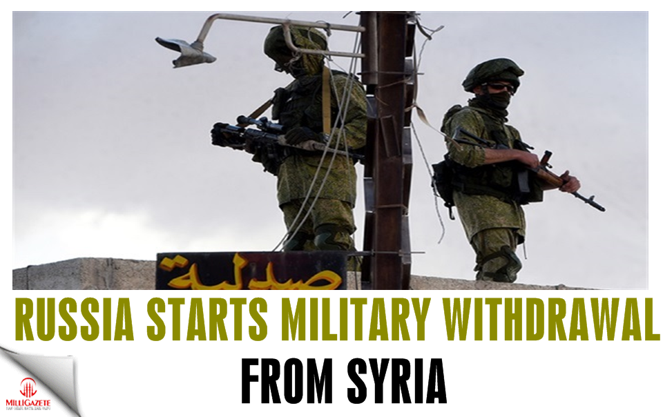 Russia starts military withdrawal from Syria